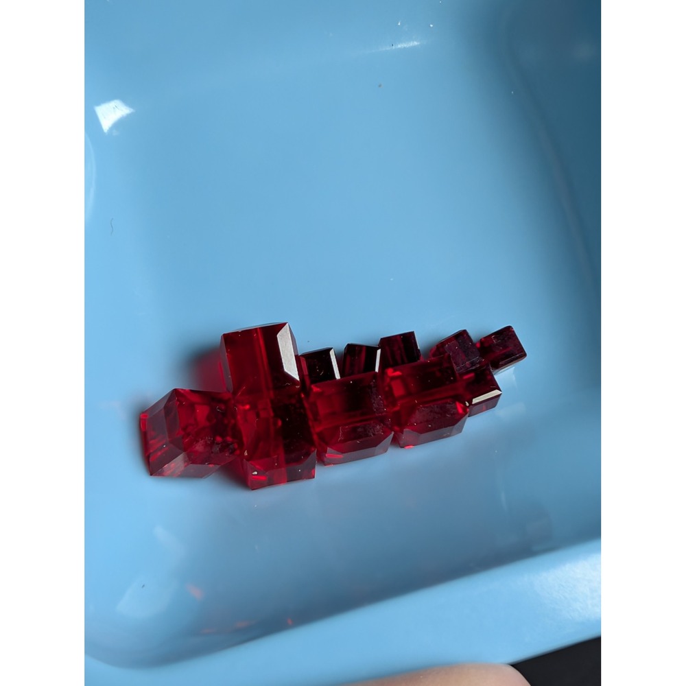 Swarovski Crystal 5601 Siam Cube Mix
